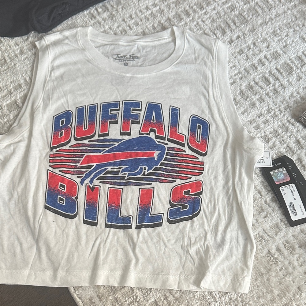NFL Buffalo Bills White Tank Top